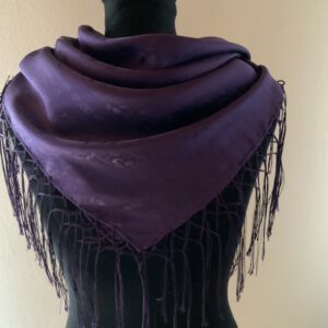 Seidentuch mattes lila Nr. 20
