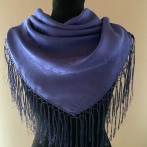 Seidentuch  blaues lila Nr. 15