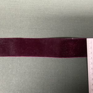 Elastisches Samtband weinrot
