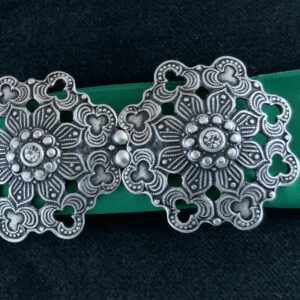 Schürzenschließe metall mitStein