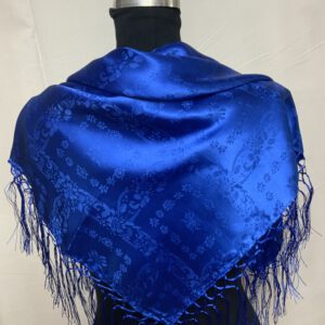 Seidentuch royalblau