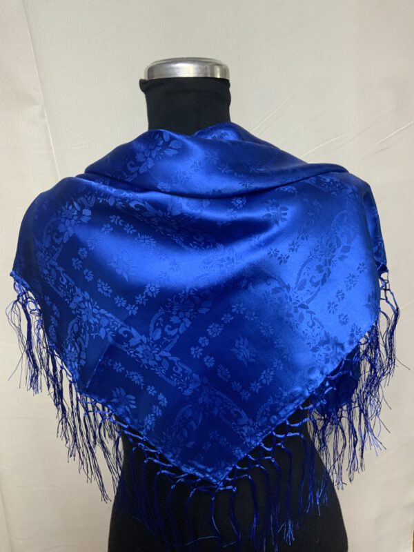 Seidentuch royalblau