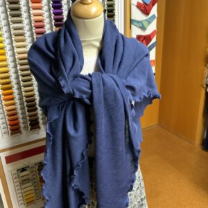 Wolltuch blau